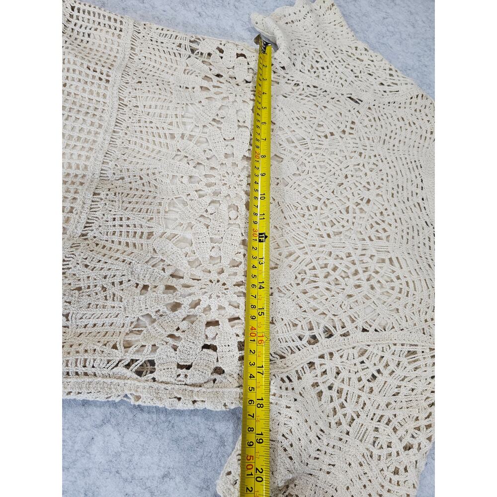 Design History Crochet Lace Top, Boho, Fully lined, Cotton, Womens Sz M, New - Picture 7 of 8